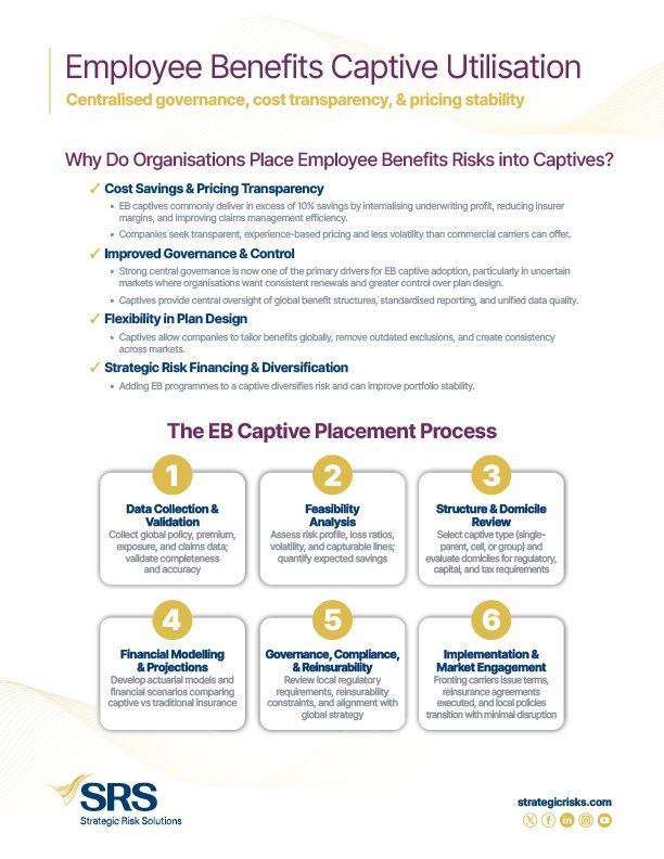 SRS Employee Benefits Captive Utilisation Brochure
